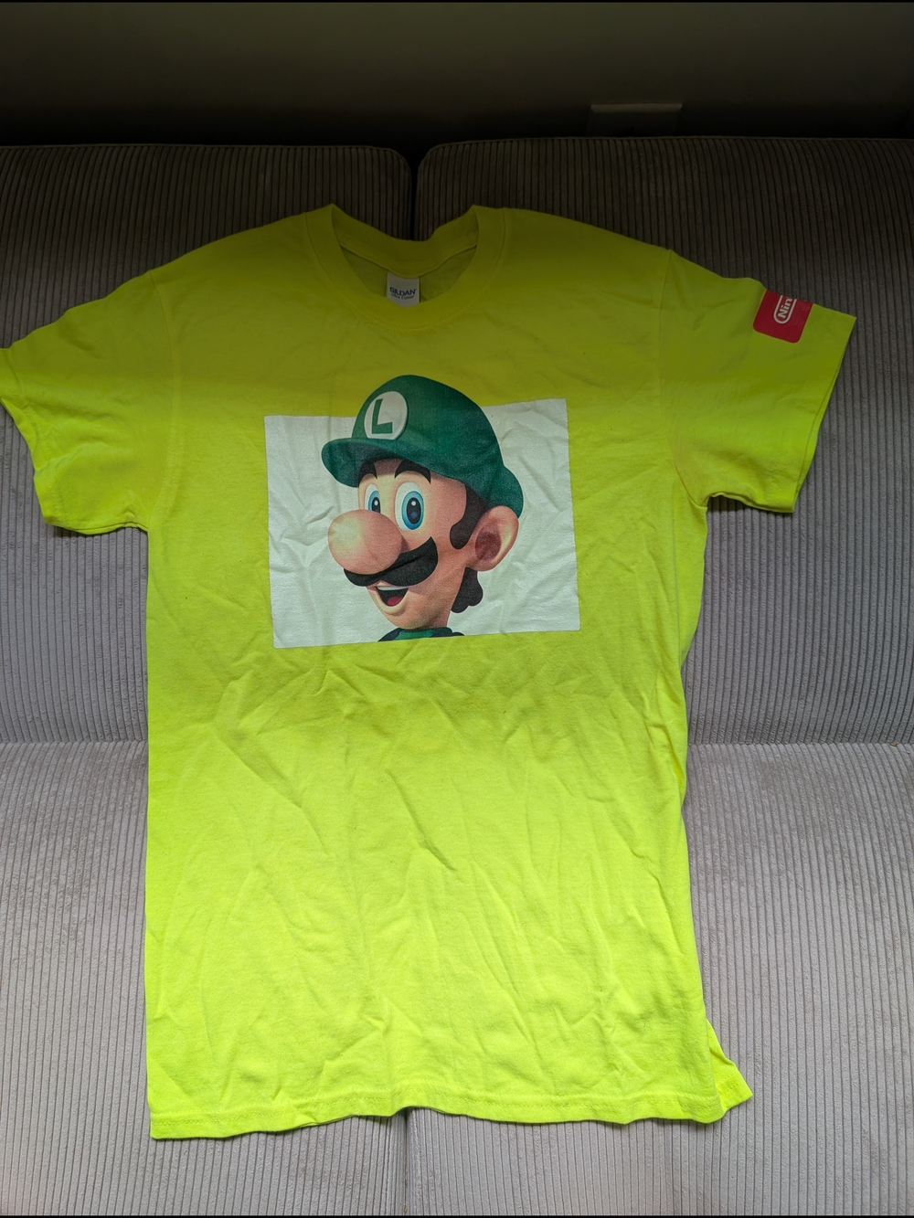 Nintendo Switch Road Trip Staff Shirt Luigi